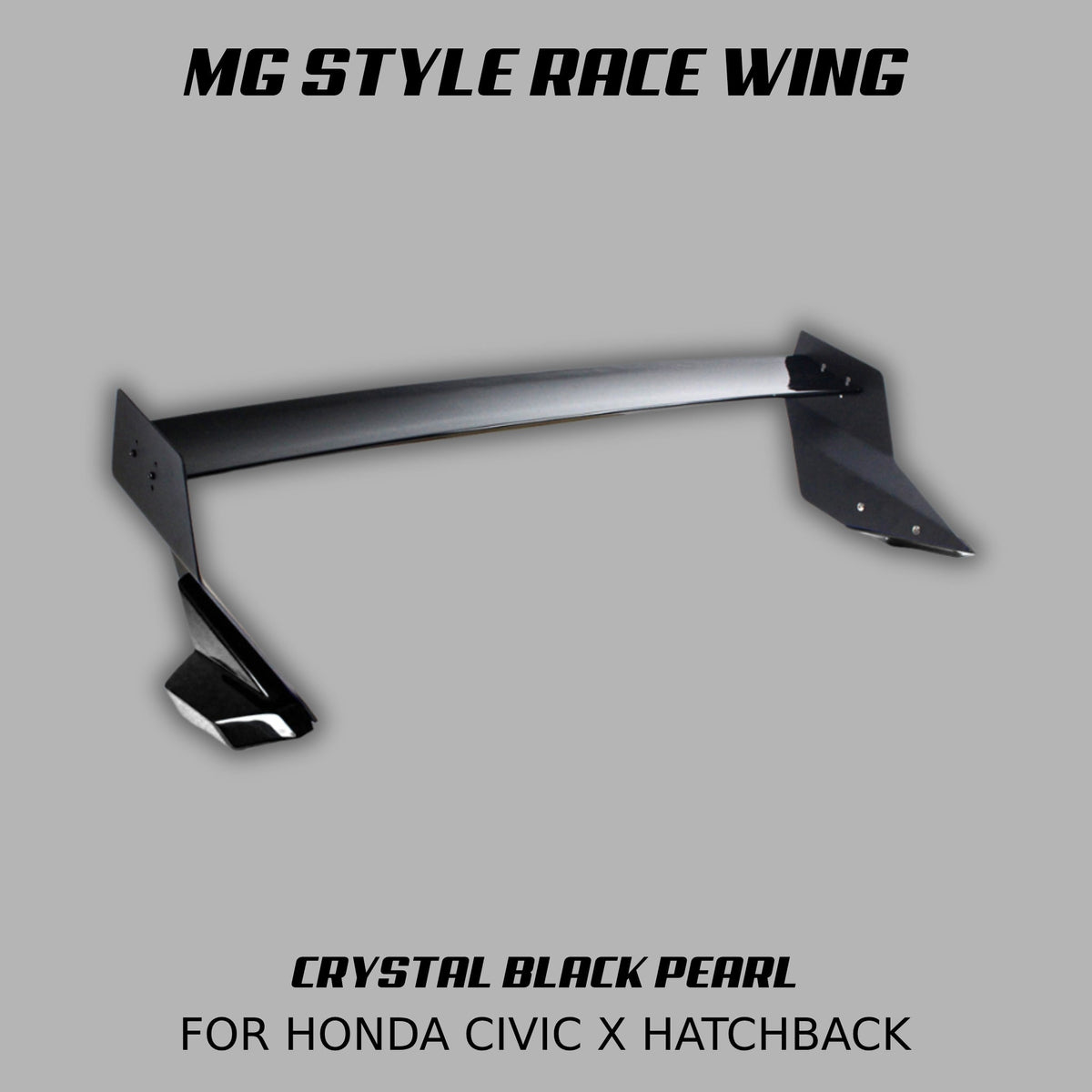 [CIVIC X HATCHBACK] MG STYLE RACE WING - XGENAUTO