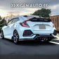 [CIVIC X HATCHBACK] RACE AERO REAR DIFFUSER - XGENAUTO
