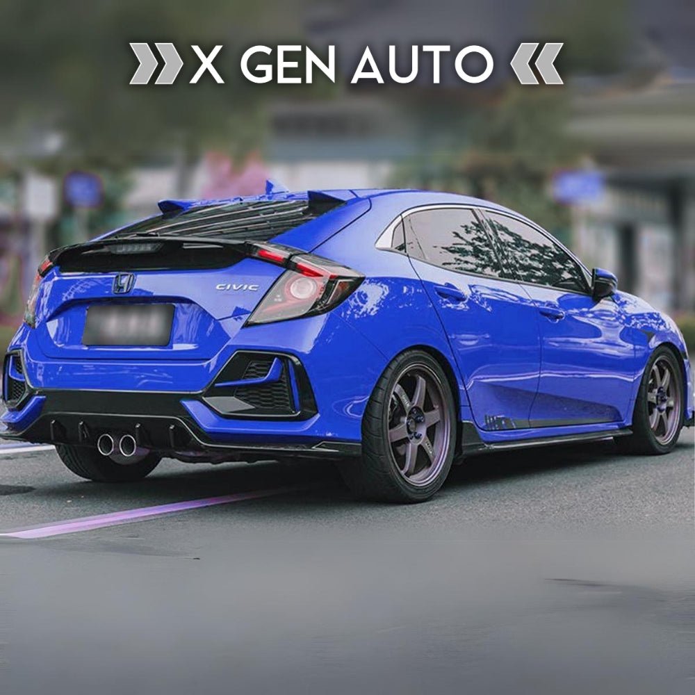 [CIVIC X HATCHBACK] TYPE R STYLE ROOF SPOILER WINGLETS KIT - XGENAUTO