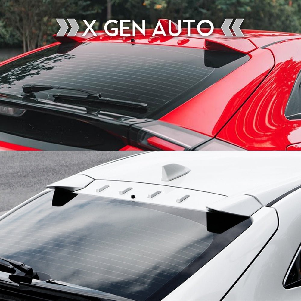 [CIVIC X HATCHBACK] TYPE R STYLE ROOF SPOILER WINGLETS KIT - XGENAUTO