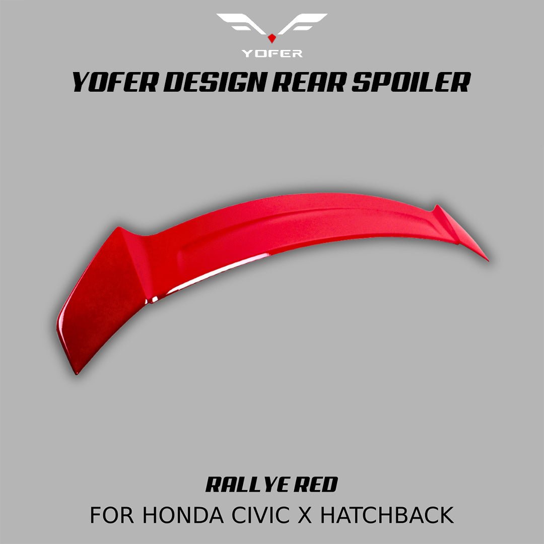 [CIVIC X HATCHBACK] YOFER DESIGN© REAR SPOILER - XGENAUTO