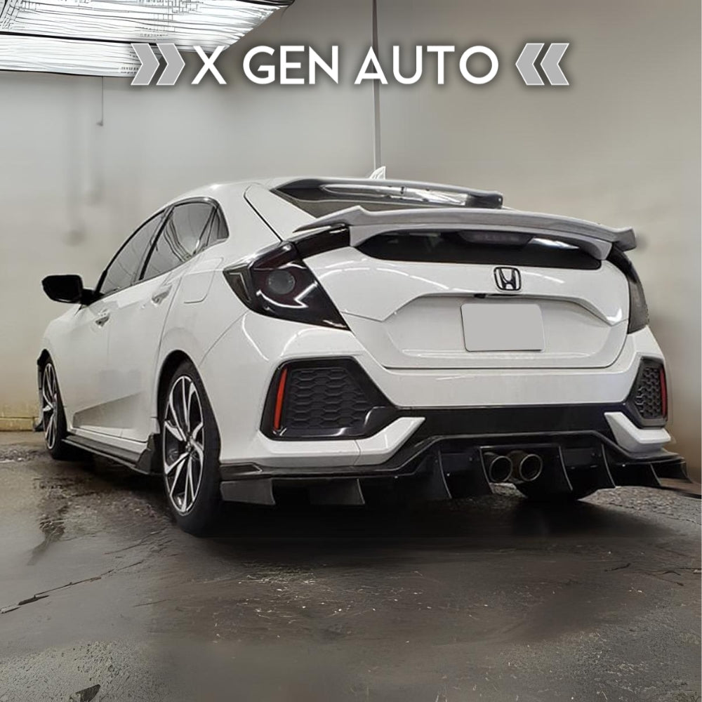 [CIVIC X HATCHBACK] YOFER DESIGN© REAR SPOILER - XGENAUTO