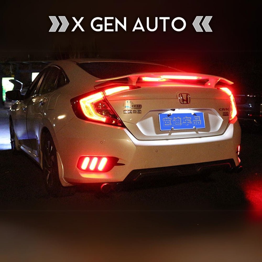 [CIVIC X] PREMIUM REAR WING SPOILER w/ INTEGRATED LED – XGENAUTO
