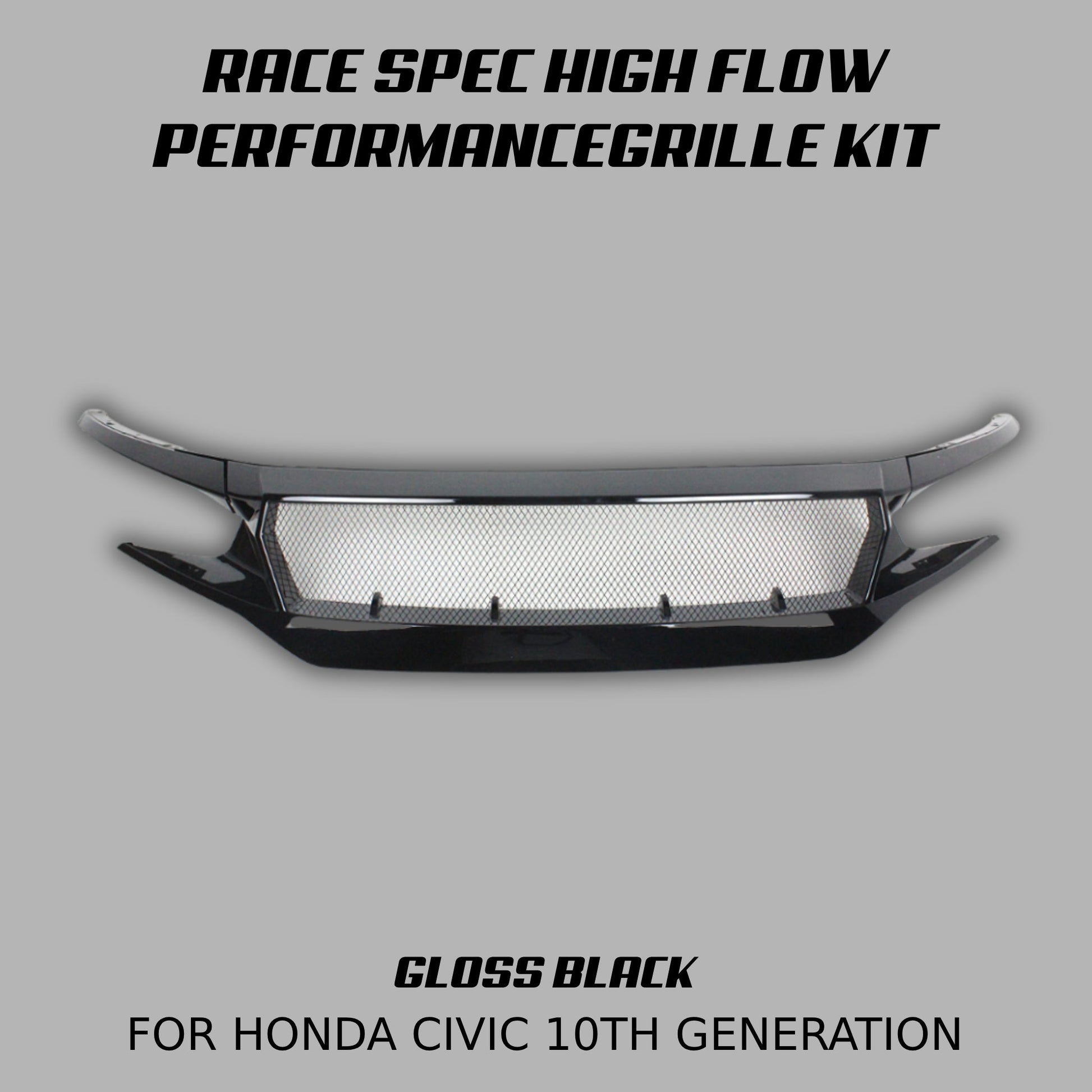 [CIVIC X] RACE SPEC HIGH FLOW PERFORMANCE GRILLE KIT - XGENAUTO