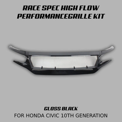 [CIVIC X] RACE SPEC HIGH FLOW PERFORMANCE GRILLE KIT - XGENAUTO