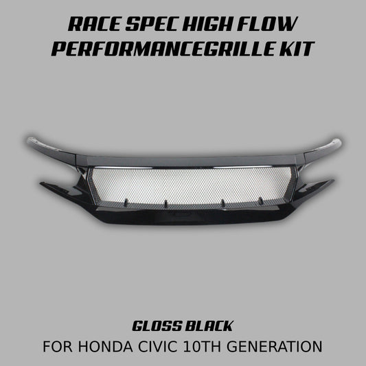 [CIVIC X] RACE SPEC HIGH FLOW PERFORMANCE GRILLE KIT - XGENAUTO