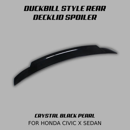 [CIVIC X SEDAN] DUCKBILL STYLE REAR DECKLID SPOILER - XGENAUTO