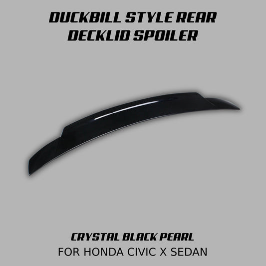 [CIVIC X SEDAN] DUCKBILL STYLE REAR DECKLID SPOILER - XGENAUTO