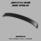 [CIVIC X SEDAN] JDM STYLE REAR ROOF SPOILER - XGENAUTO