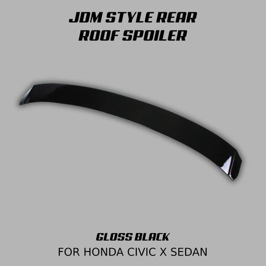 [CIVIC X SEDAN] JDM STYLE REAR ROOF SPOILER - XGENAUTO