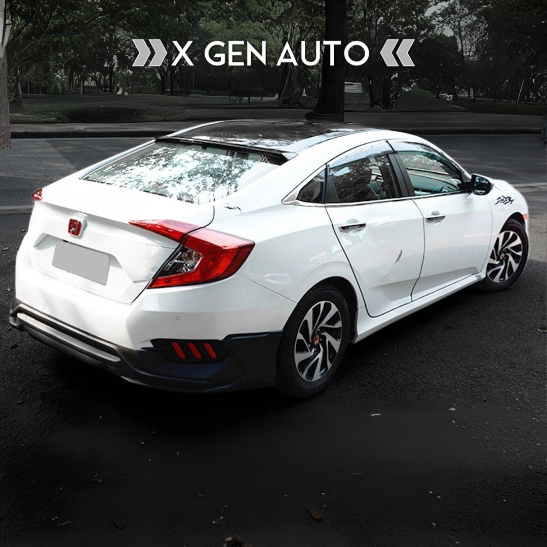 [CIVIC X SEDAN] JDM STYLE REAR ROOF SPOILER - XGENAUTO