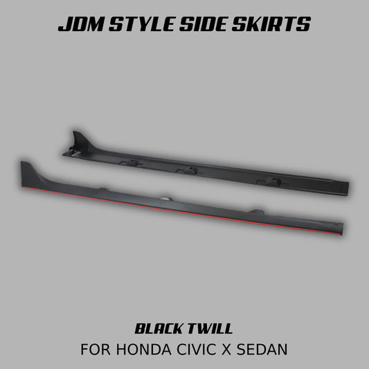 [CIVIC X SEDAN] JDM STYLE SIDE SKIRTS - XGENAUTO