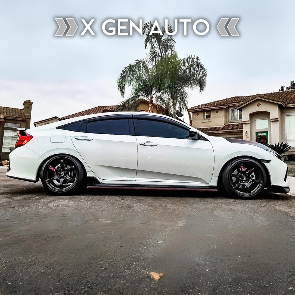 [CIVIC X SEDAN] JDM STYLE SIDE SKIRTS - XGENAUTO