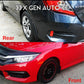 [CIVIC X SEDAN] LOWER FENDER SPLASH GUARD KIT - XGENAUTO