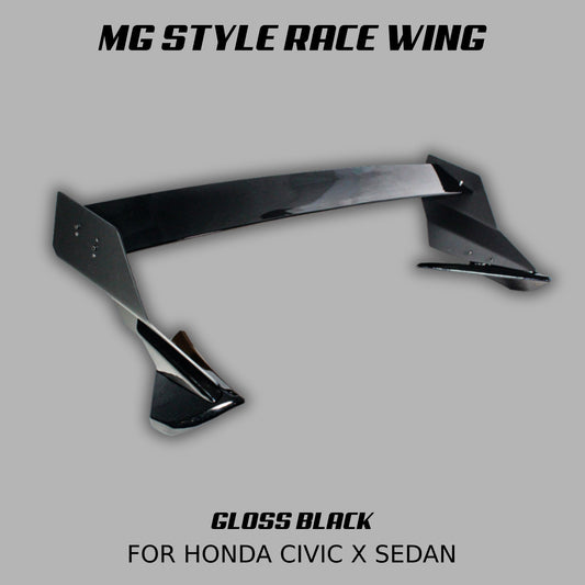 [CIVIC X SEDAN] MG STYLE RACE WING - XGENAUTO