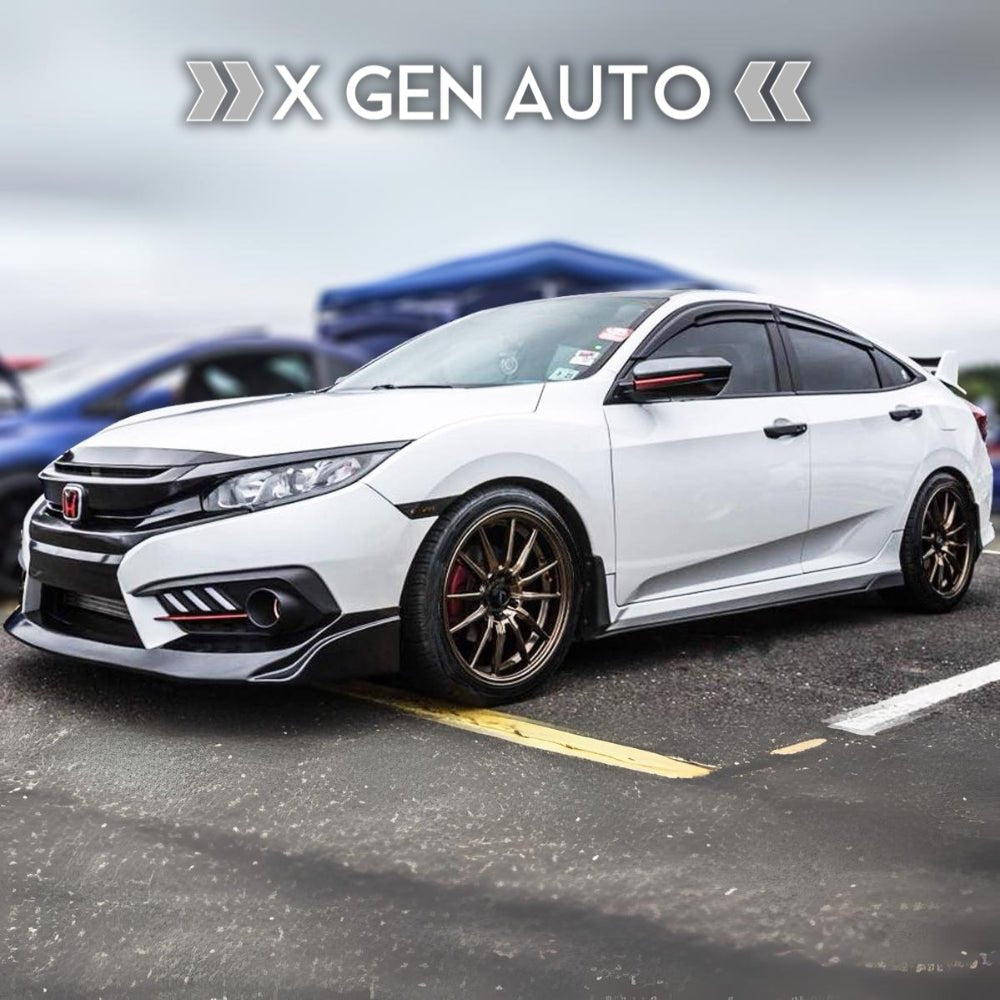 [CIVIC X SEDAN] MG STYLE WINDOW VISORS - XGENAUTO