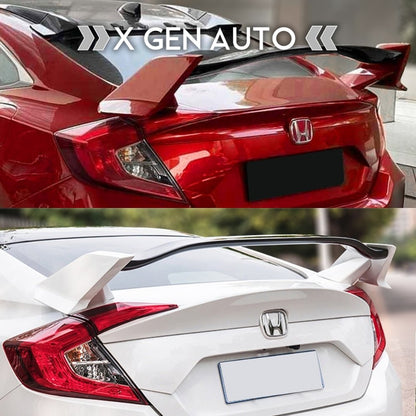 [CIVIC X SEDAN] TYPE R STYLE MODULAR RACE WING - XGENAUTO