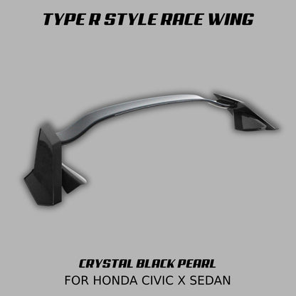 [CIVIC X SEDAN] TYPE R STYLE MODULAR RACE WING - XGENAUTO