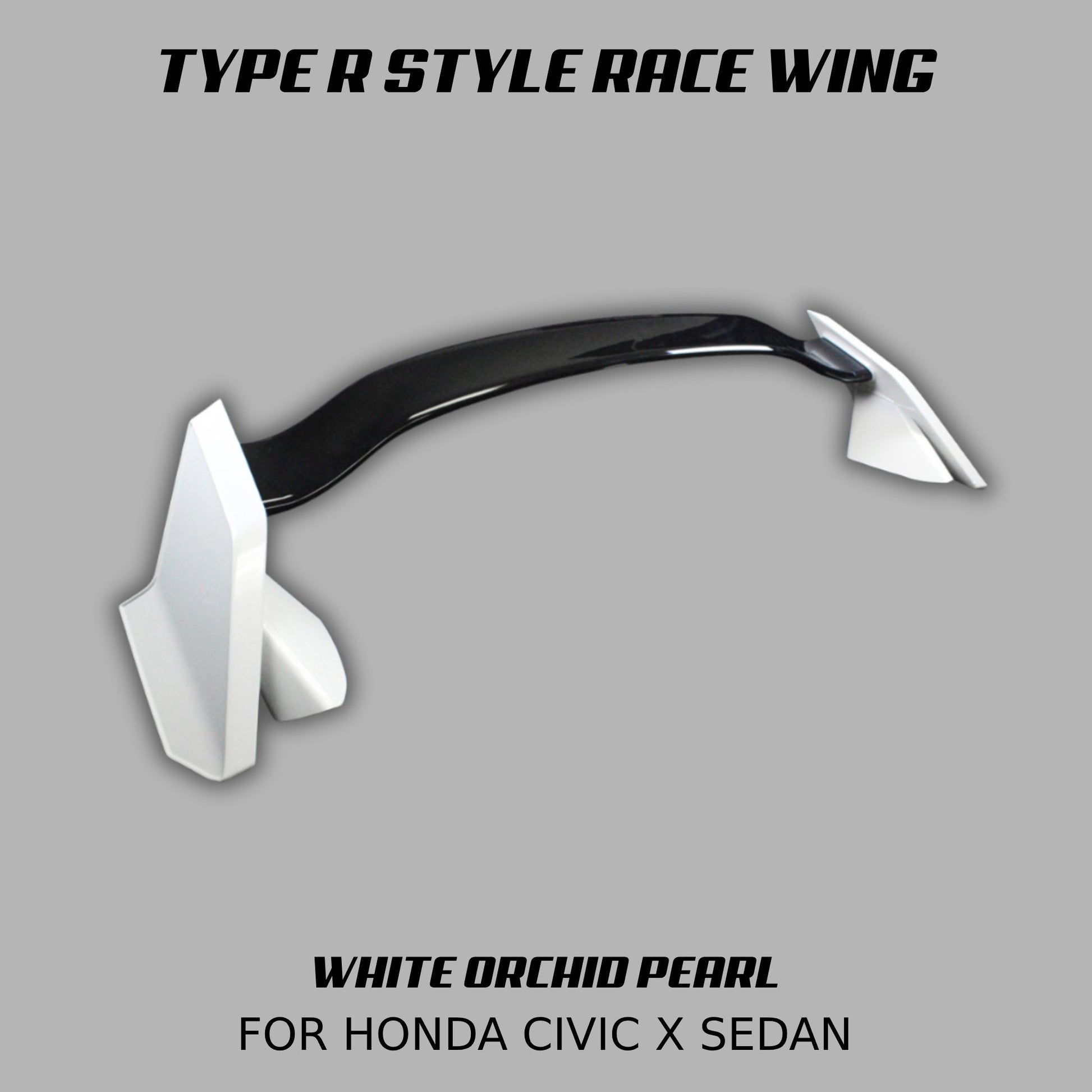 [CIVIC X SEDAN] TYPE R STYLE MODULAR RACE WING - XGENAUTO