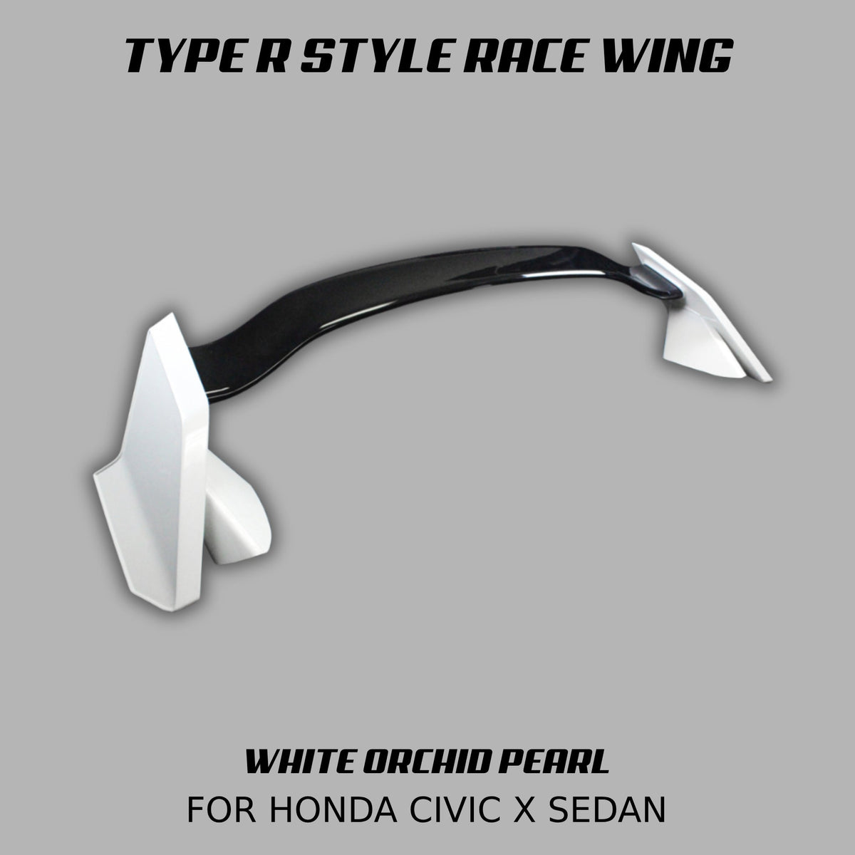 [CIVIC X SEDAN] TYPE R STYLE MODULAR RACE WING - XGENAUTO