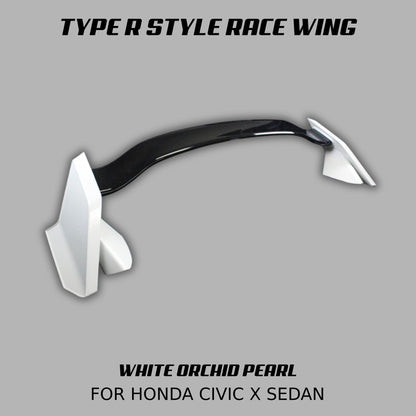 [CIVIC X SEDAN] TYPE R STYLE MODULAR RACE WING - XGENAUTO