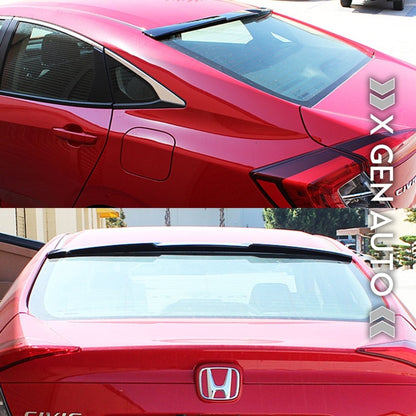 [CIVIC X SEDAN] V TYPE REAR ROOF SPOILER - XGENAUTO