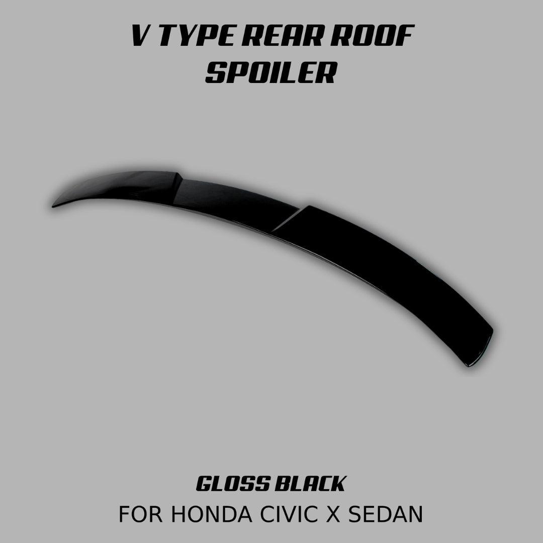 [CIVIC X SEDAN] V TYPE REAR ROOF SPOILER - XGENAUTO