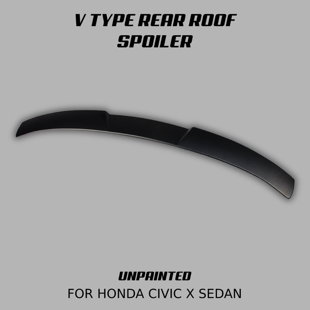 [CIVIC X SEDAN] V TYPE REAR ROOF SPOILER - XGENAUTO