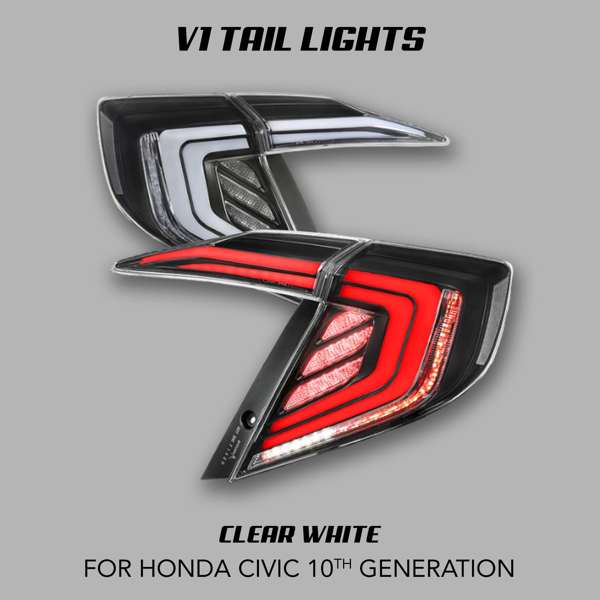 [CIVIC X SEDAN] V1 TAIL LIGHTS - XGENAUTO