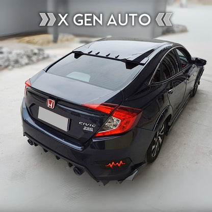 [CIVIC X SEDAN] VORTEX STYLE ROOF SPOILER - XGENAUTO