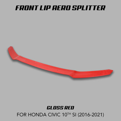 [CIVIC X SI & HATCHBACK] FRONT LIP AERO SPLITTER - XGENAUTO