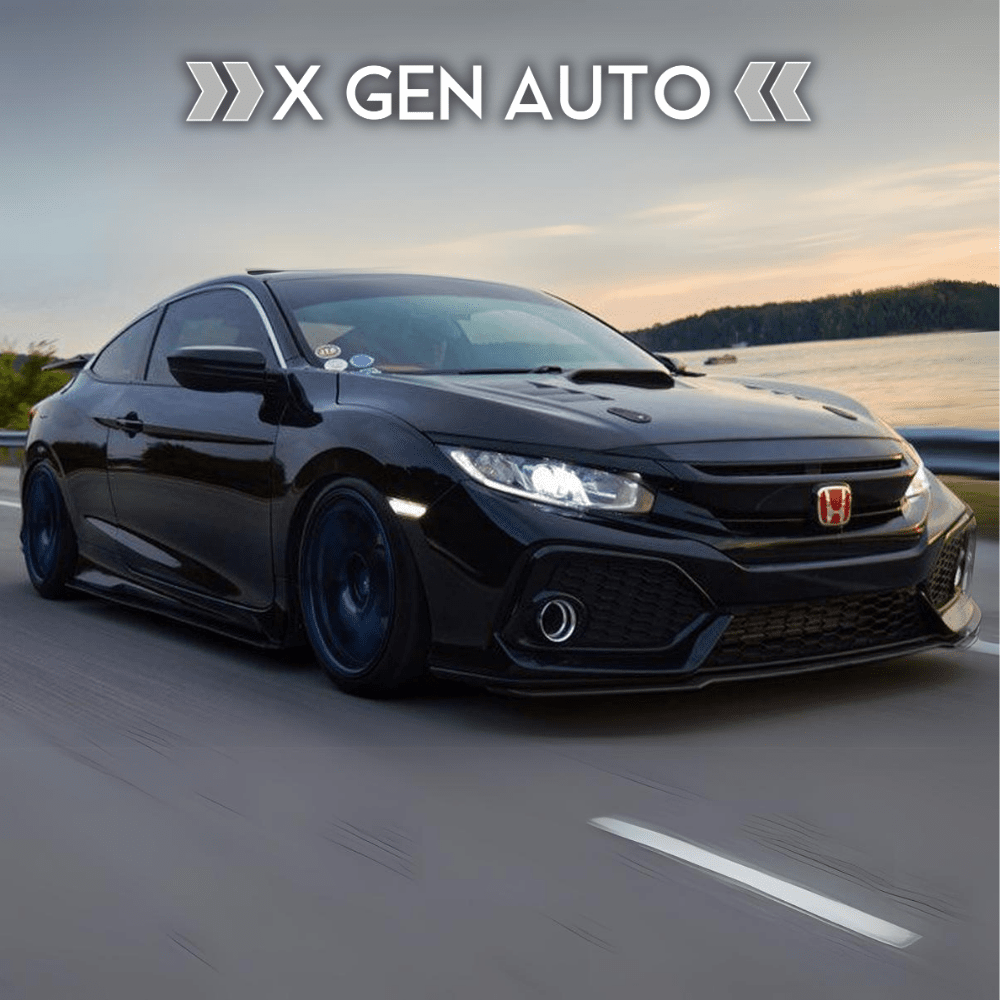 [CIVIC X SI & HATCHBACK] FRONT LIP AERO SPLITTER - XGENAUTO