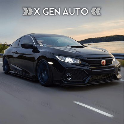 [CIVIC X SI & HATCHBACK] FRONT LIP AERO SPLITTER - XGENAUTO