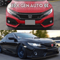 [CIVIC X SI & HATCHBACK] FRONT LIP AERO SPLITTER - XGENAUTO