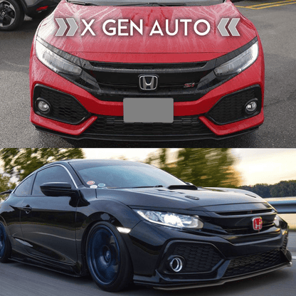 [CIVIC X SI & HATCHBACK] FRONT LIP AERO SPLITTER - XGENAUTO