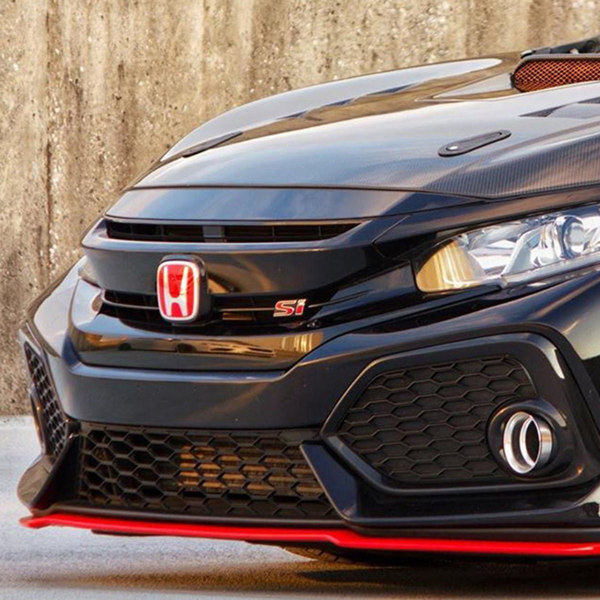 [CIVIC X SI & HATCHBACK] FRONT LIP AERO SPLITTER - XGENAUTO