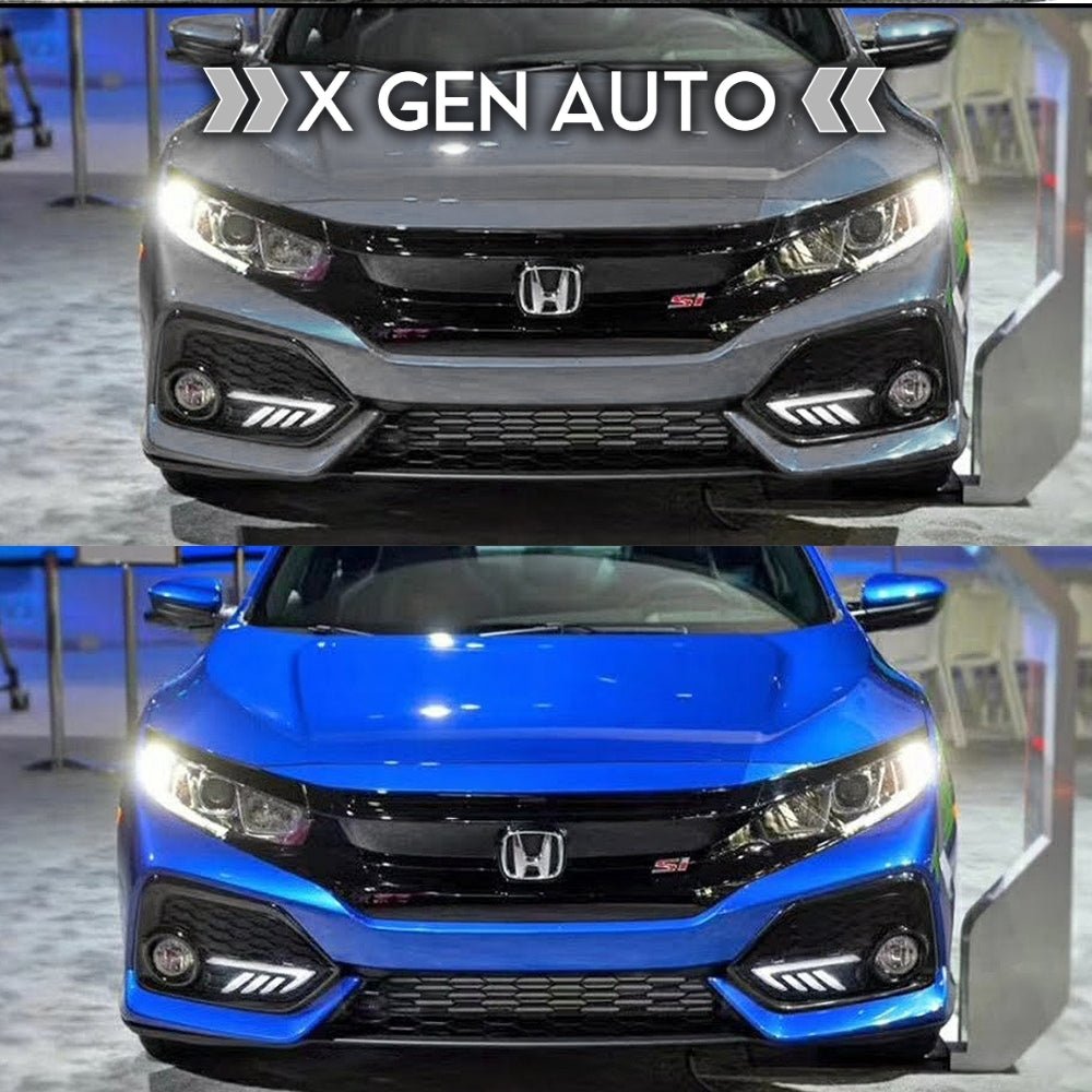 [CIVIC X Si & HATCHBACK] LED FOG LIGHT UPGRADE KIT - XGENAUTO