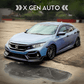 [CIVIC X Si & HATCHBACK] LED RACE SPEC FRONT LIP KIT - XGENAUTO