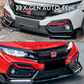 [CIVIC X Si & HATCHBACK] LED RACE SPEC FRONT LIP KIT - XGENAUTO