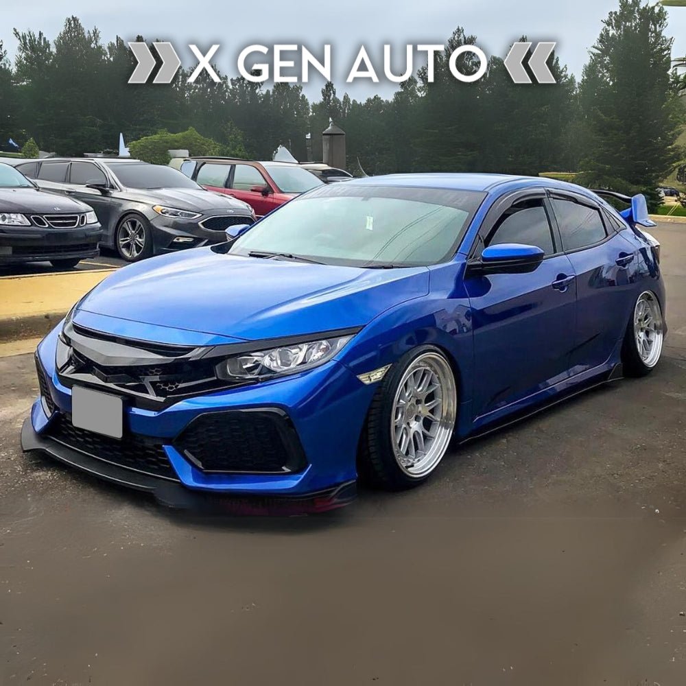 [CIVIC X Si & HATCHBACK] V1 SPORT LIP LOWER SPLITTER - XGENAUTO