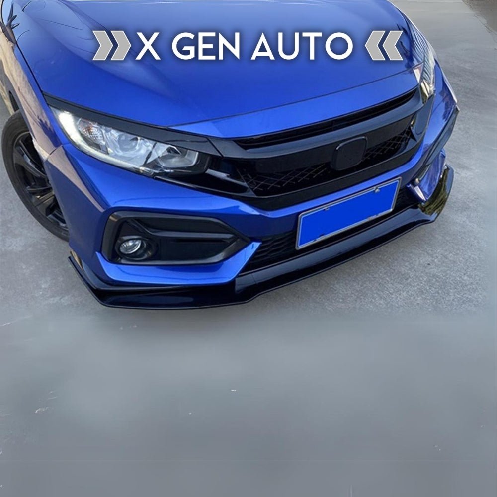 [CIVIC X Si & HATCHBACK] V2 SPORT LIP LOWER SPLITTER - XGENAUTO