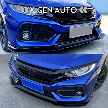 [CIVIC X Si & HATCHBACK] V2 SPORT LIP LOWER SPLITTER - XGENAUTO