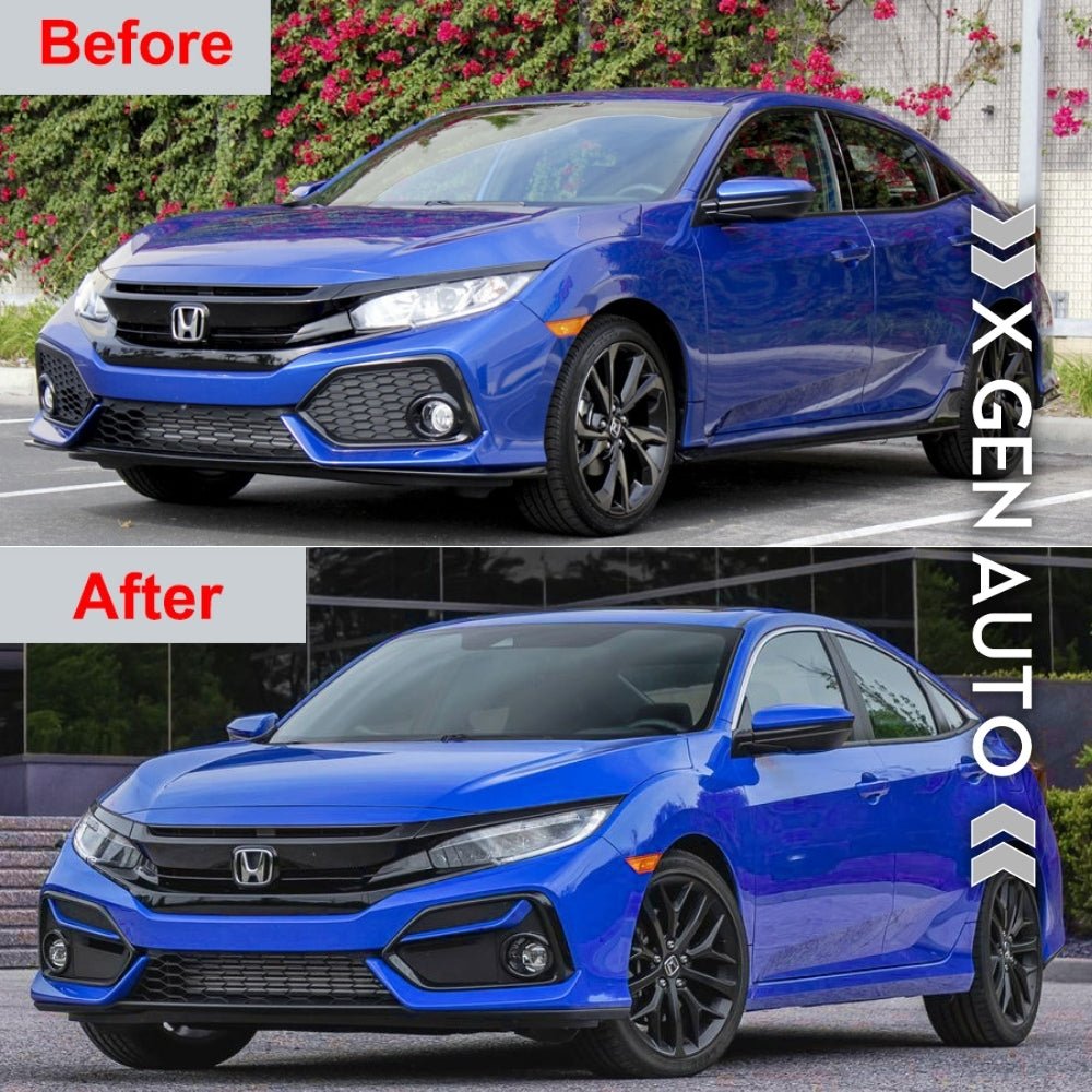 [CIVIC X Si SEDAN] FOG LIGHT ACCENT TRIM SET - XGENAUTO