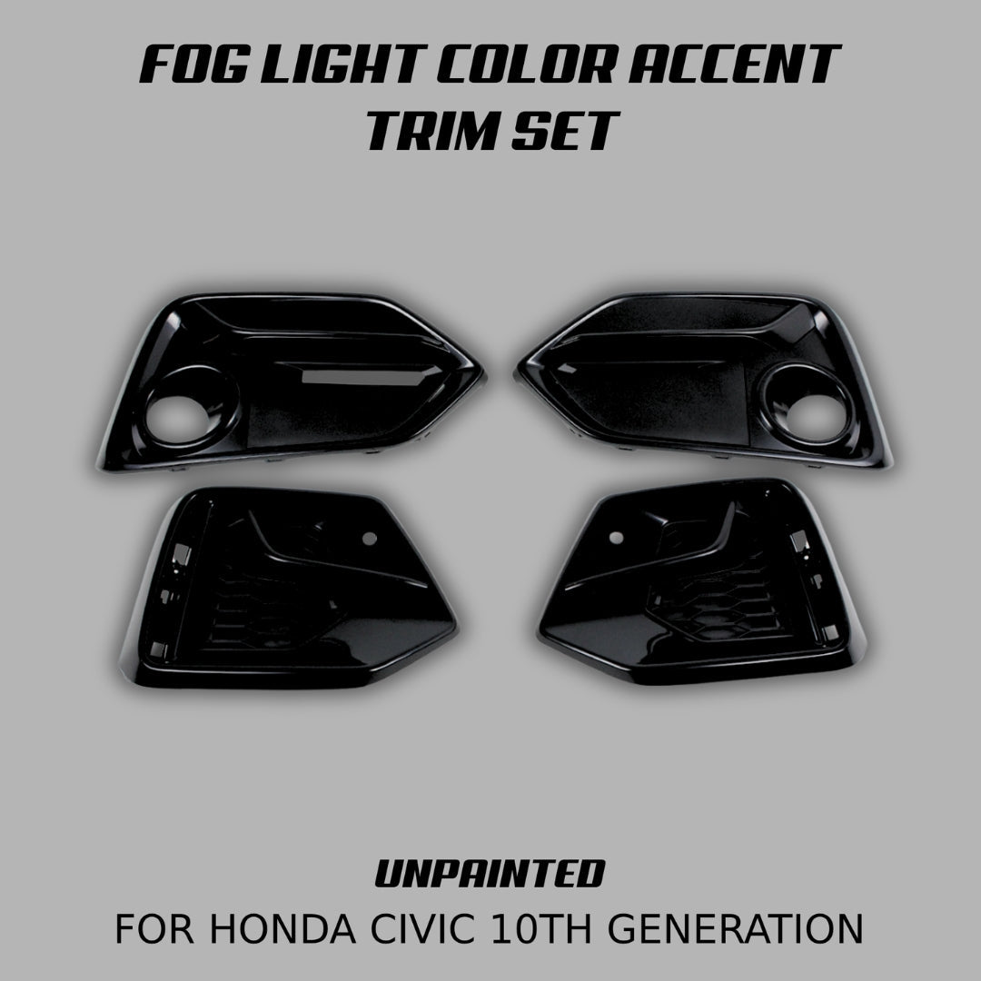 [CIVIC X Si SEDAN] FOG LIGHT ACCENT TRIM SET - XGENAUTO