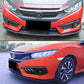 [CIVIC X] V1 JDM STYLE FRONT LIP SPLITTER - XGENAUTO