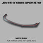 [CIVIC X] V1 JDM STYLE FRONT LIP SPLITTER - XGENAUTO