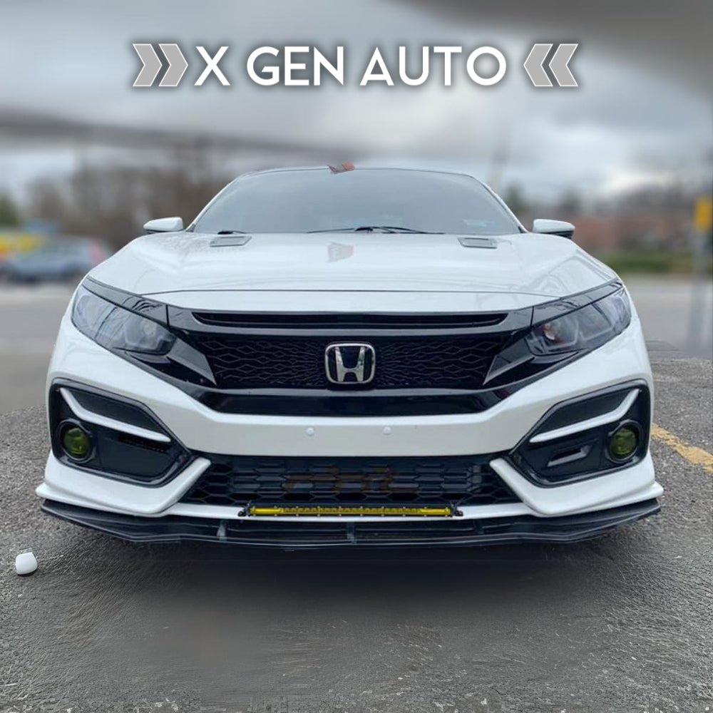 [CIVIC X] V2 DIAMOND MESH FRONT GRILLE KIT - XGENAUTO
