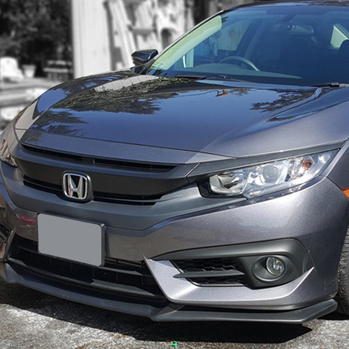 [CIVIC X] V3 JDM STYLE FRONT LIP SPLITTER - XGENAUTO