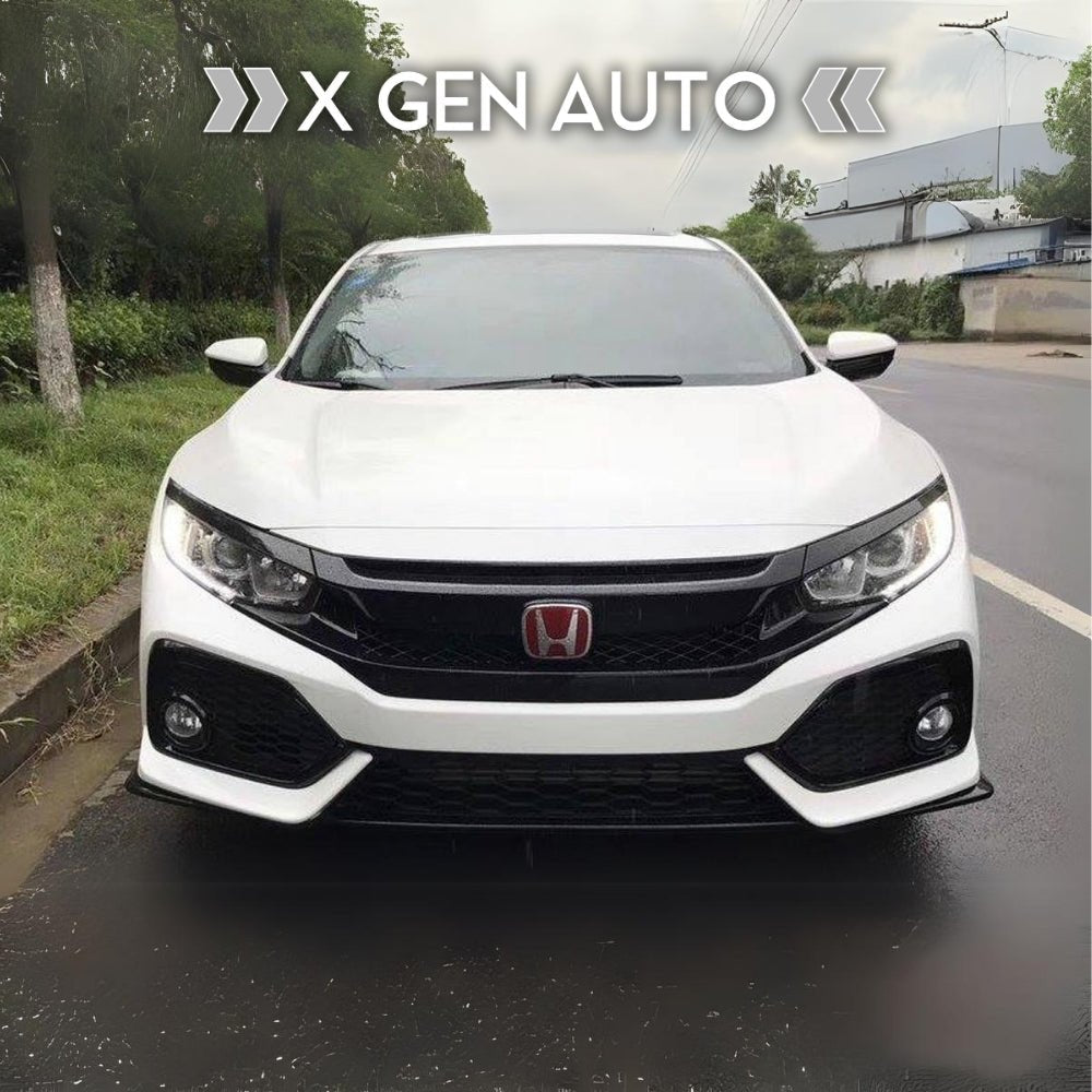 [CIVIC X] V4 LUXE MESH FRONT GRILLE KIT - XGENAUTO