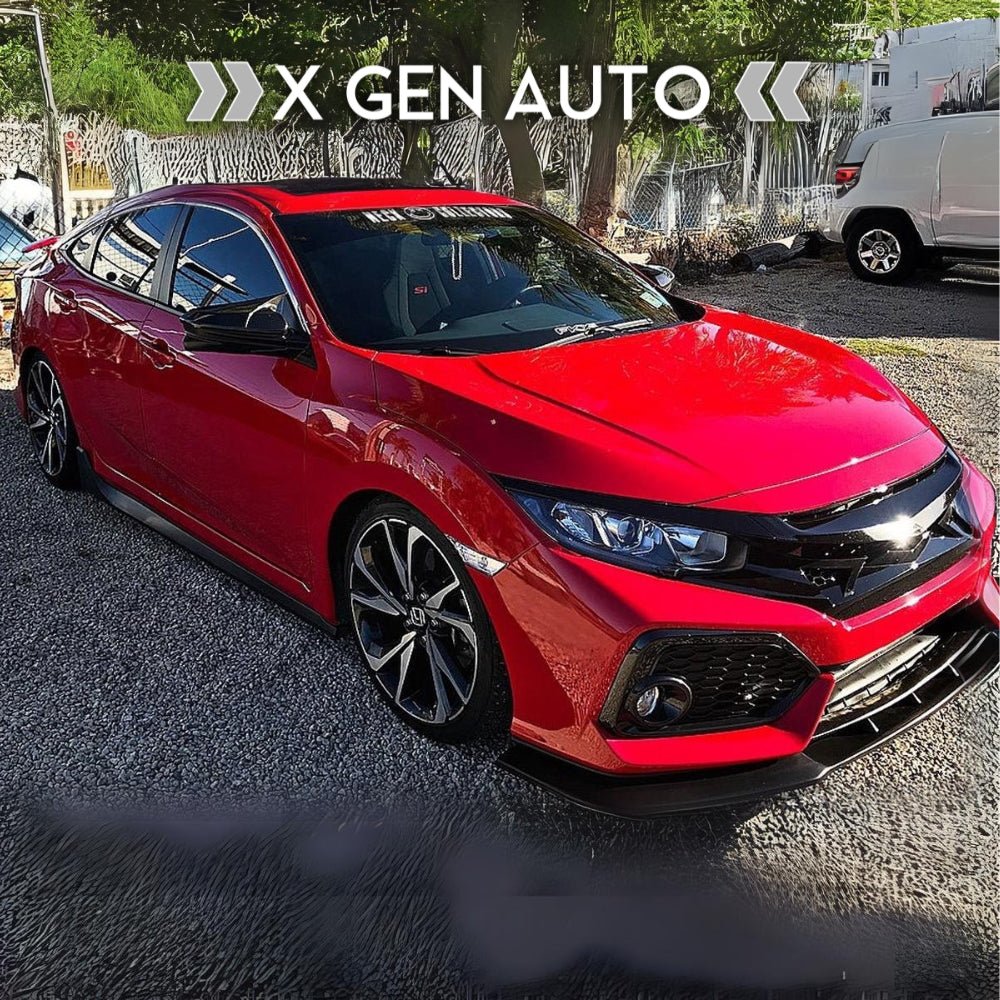 [CIVIC X] V5 SHARK MESH FRONT GRILLE KIT - XGENAUTO